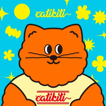 포트폴리오-캐티키티 키치한 귀여운 고양이 캐릭터