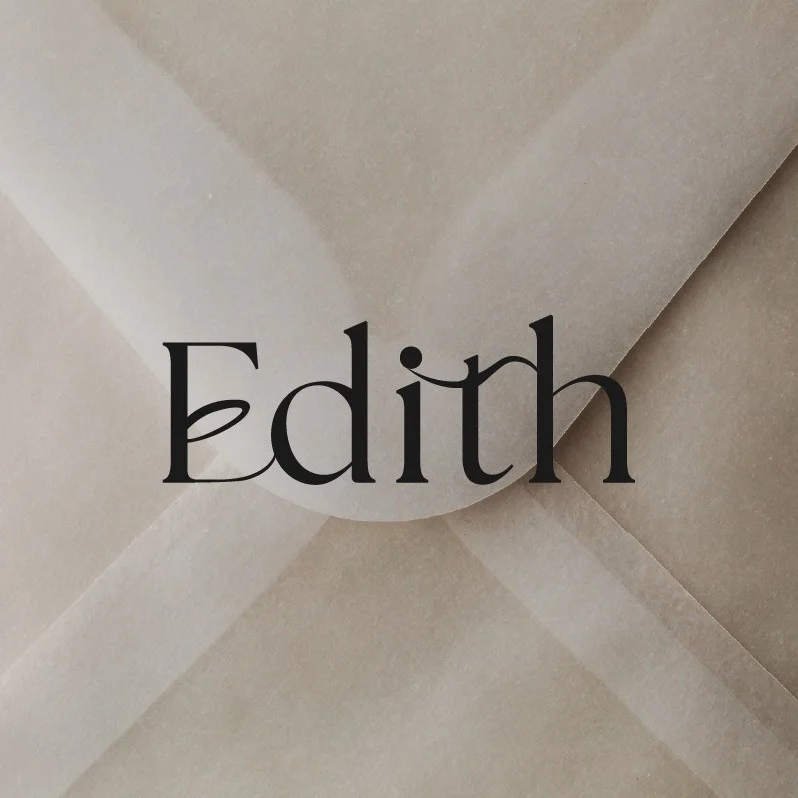 [편집숍 브랜드 로고] Edith, 로고 디자인 포트폴리오 - 크몽