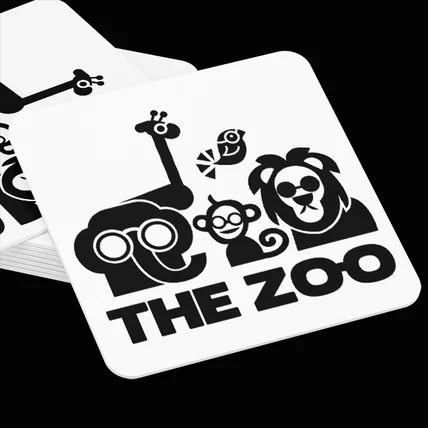 포트폴리오-'THE ZOO' 안경 전문점 캐릭터 로고 디자인