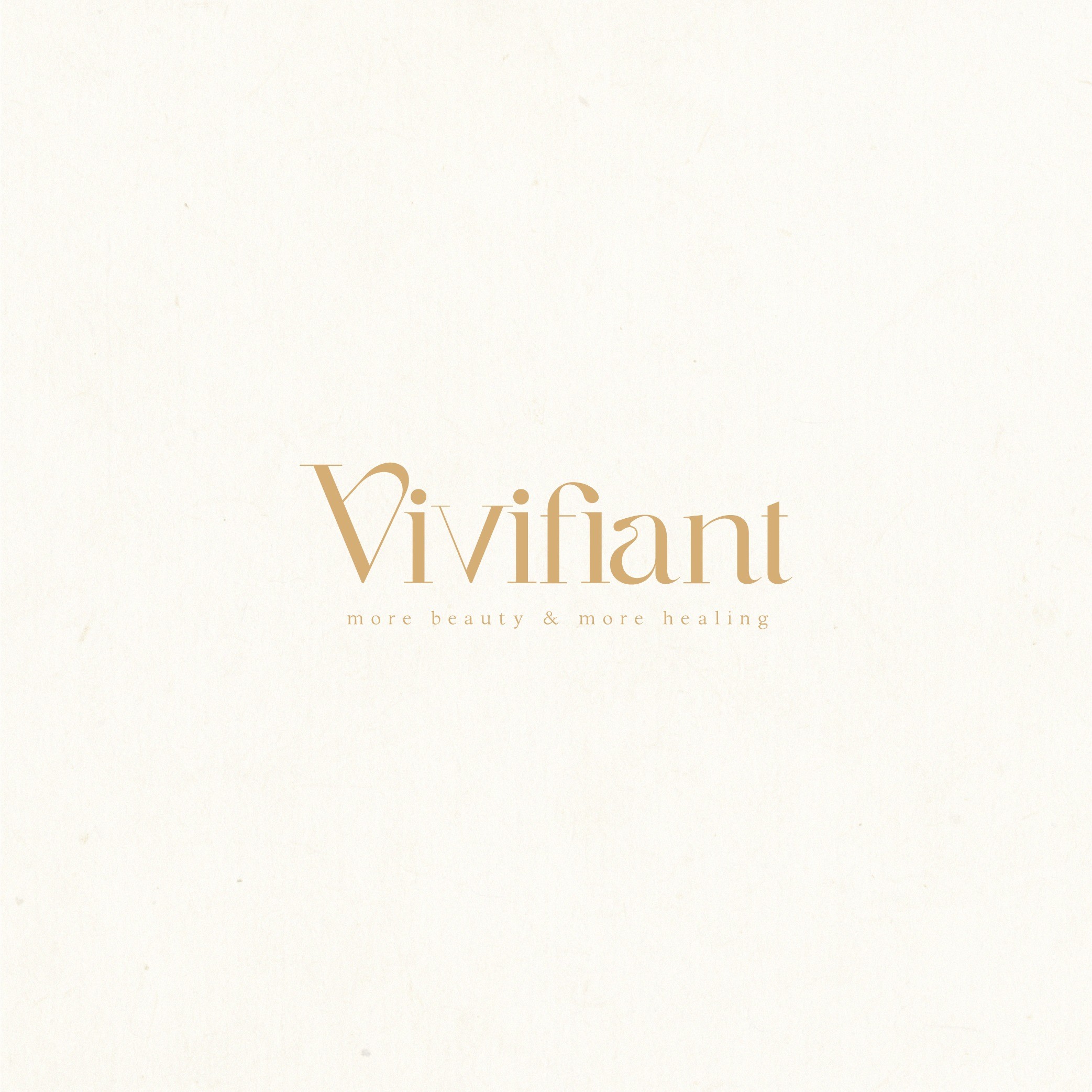 포트폴리오-프리미엄 토탈 뷰티샵 'vivifiant' 로고 디자인