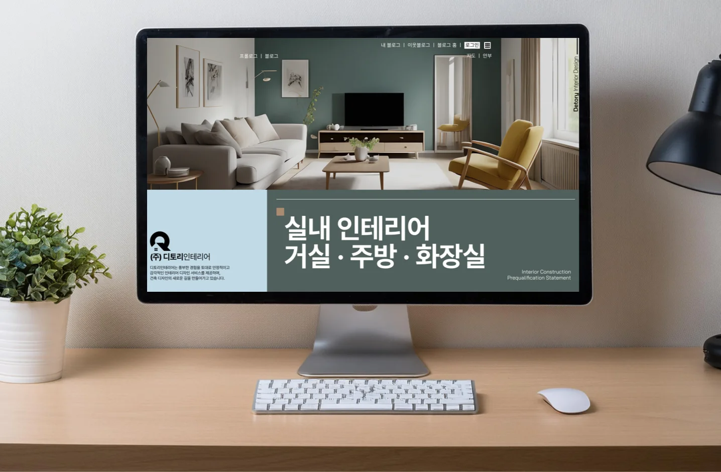 실내 인테리어 블로그 디자인, 블로그·카페 디자인 포트폴리오 - 크몽