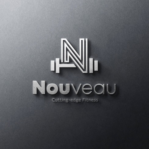 포트폴리오-피트니스 Nouveau  심볼 로고 디자인