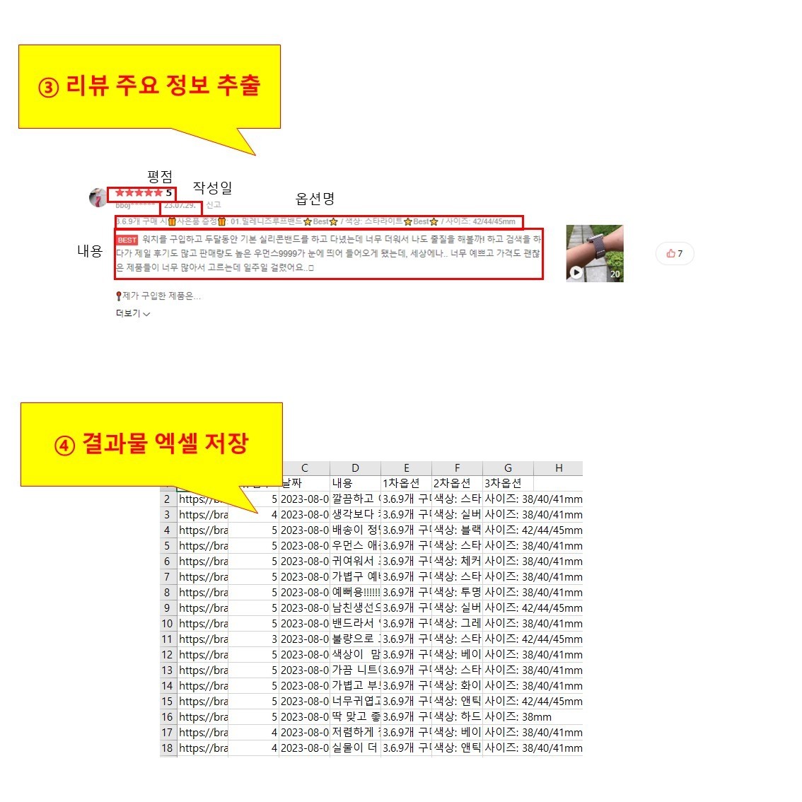 포트폴리오-네이버 리뷰 추출 프로그램