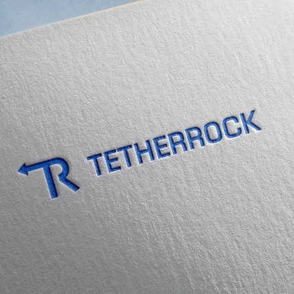 포트폴리오-[금융] 테더환급사이트 "TETHERROCK" 로고입니다.