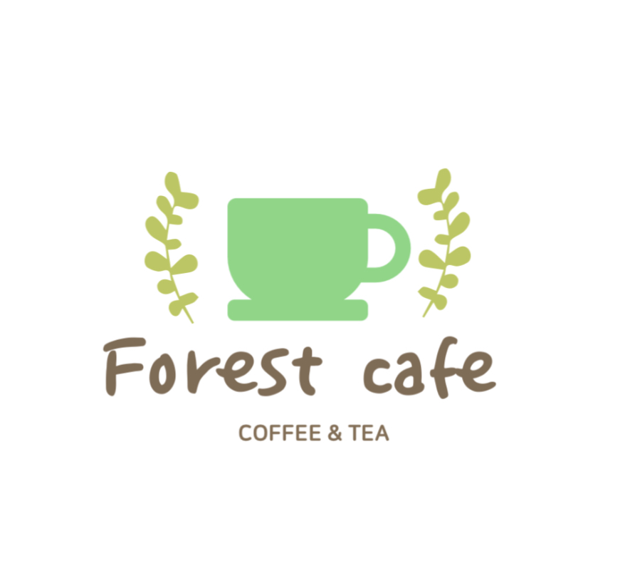 'forest cafe' 로고, 로고 디자인 포트폴리오 크몽