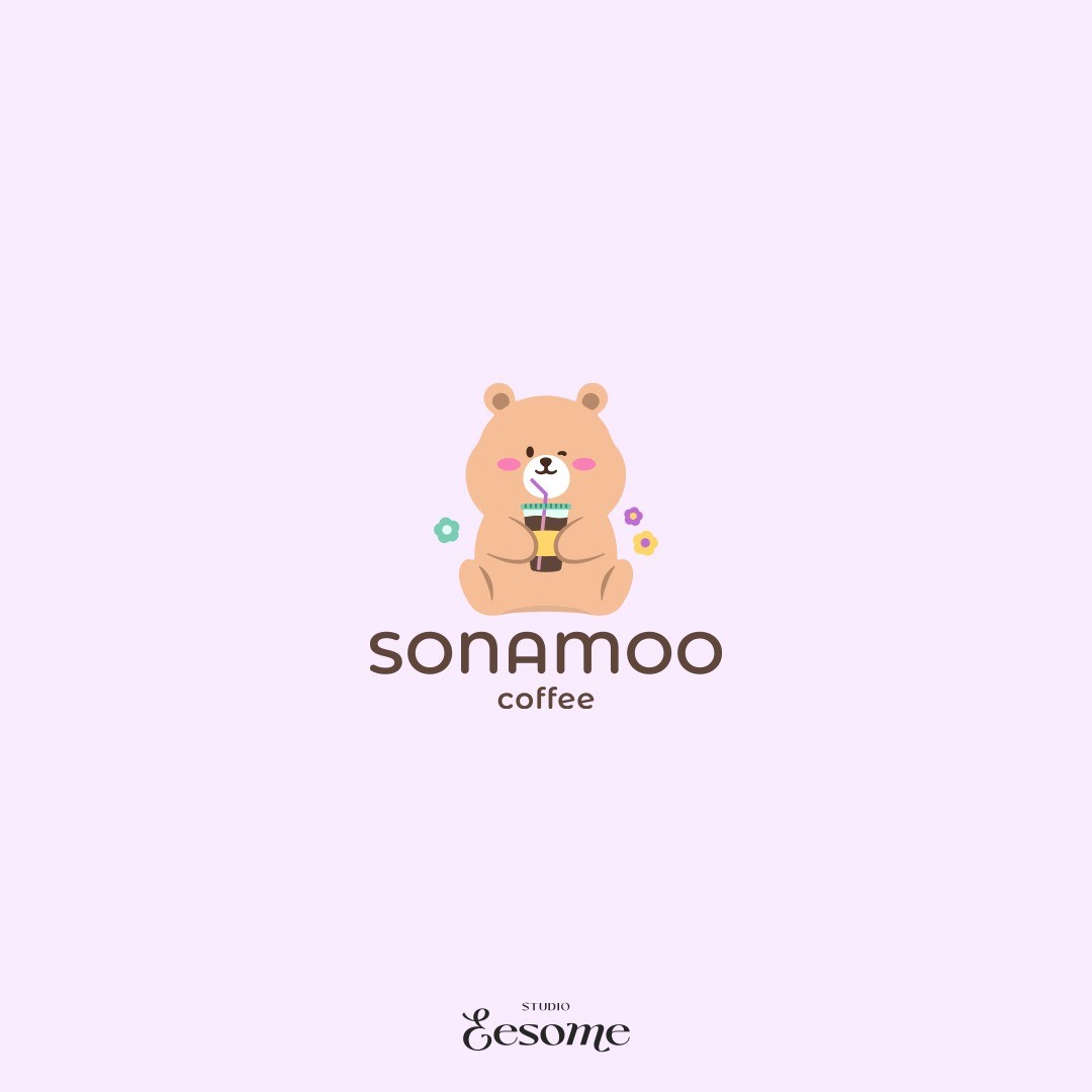 포트폴리오-카페 소나무 로고