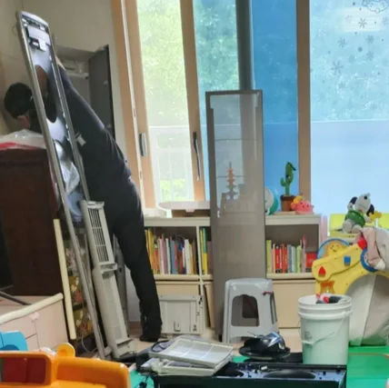 포트폴리오-스탠드 에어컨 분해 청소