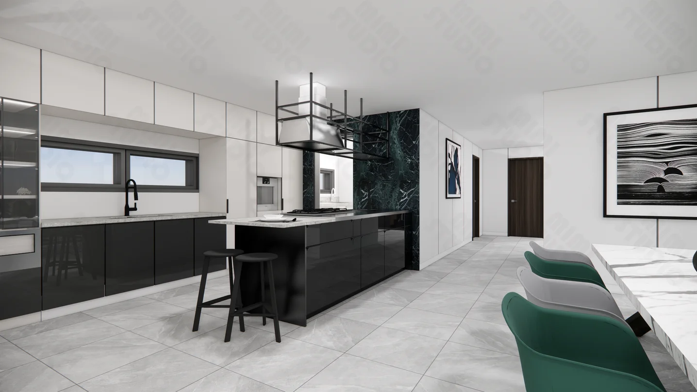 town house interior design, 3D 공간 모델링 포트폴리오 - 크몽