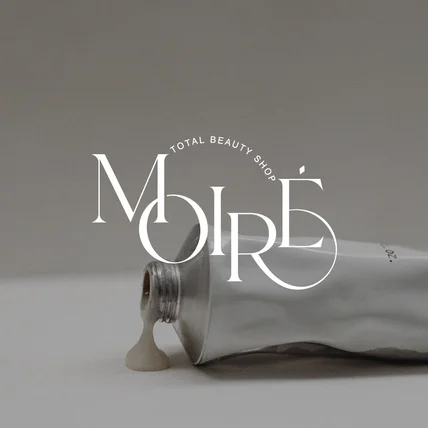 포트폴리오-뷰티샵 MOIRE 로고 디자인 제작