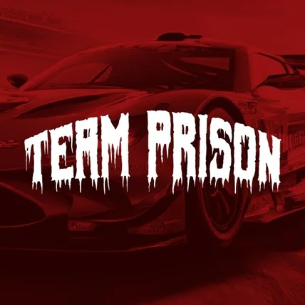 포트폴리오-자동차 경기 드래그팀 ‘ Team prison’ 워드마크 로고 디자인
