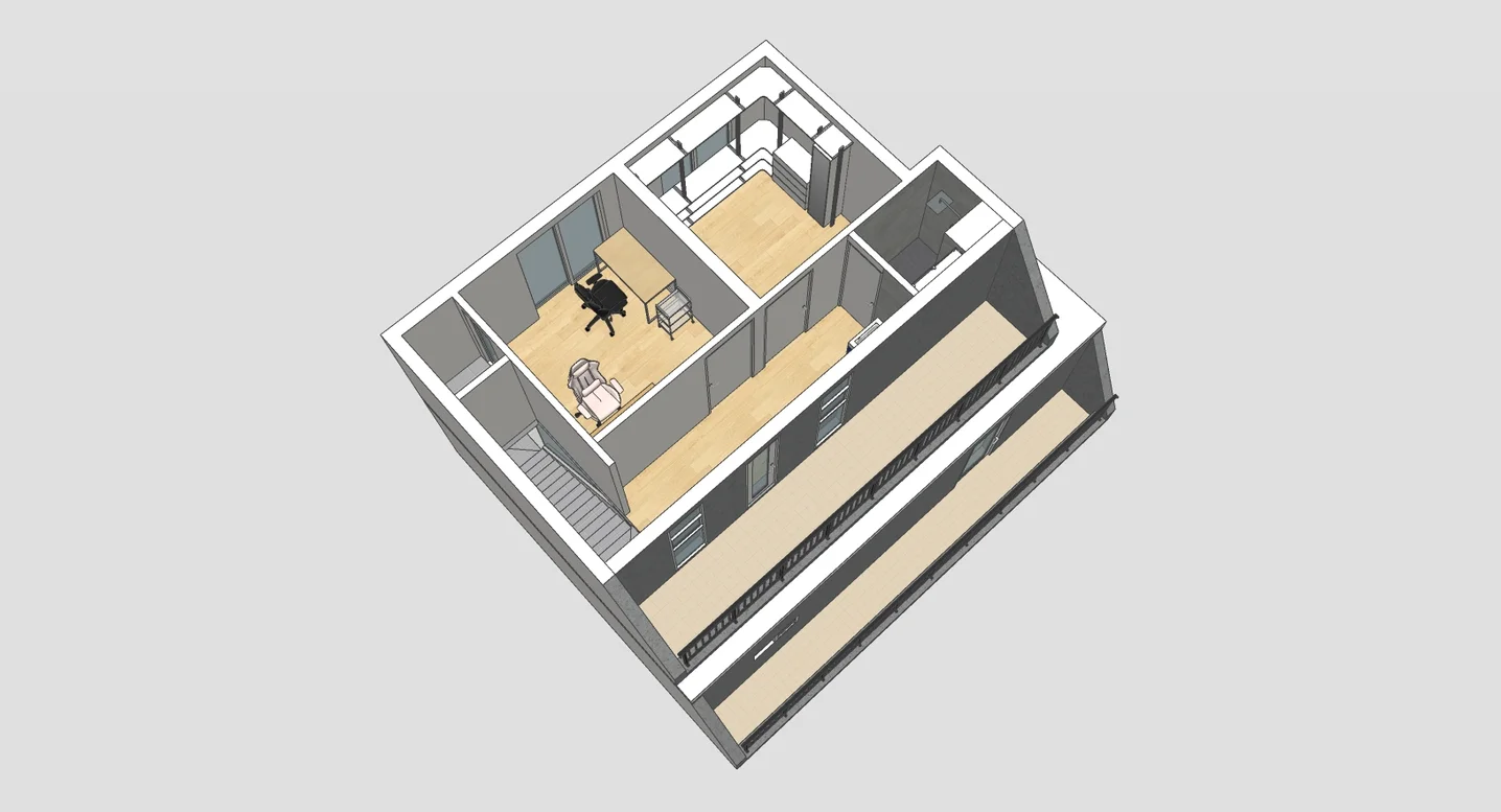 15PY 복층 주택 3D 모델링, 3D 공간 모델링 포트폴리오 - 크몽