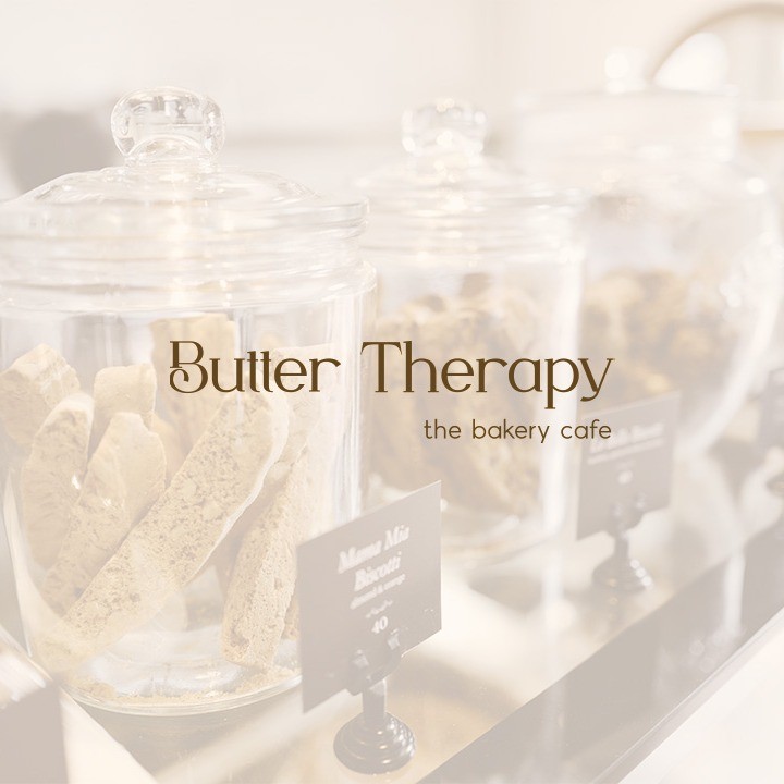포트폴리오-Butter Therapy 베이커리 카페 로고디자인