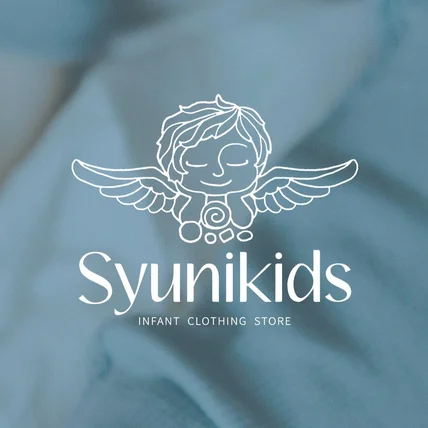 포트폴리오-아기옷 아동의류 쇼핑몰 브랜드 Syunikids 로고디자인