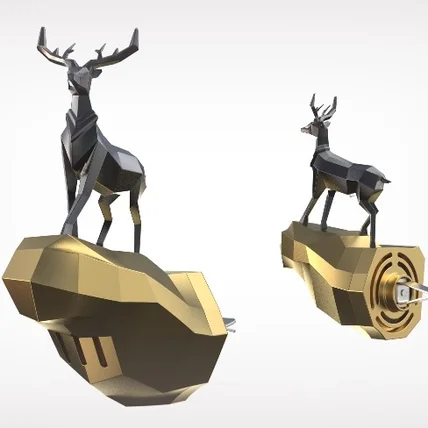 포트폴리오-사슴방향제 3D 프린팅용 모델링 제작