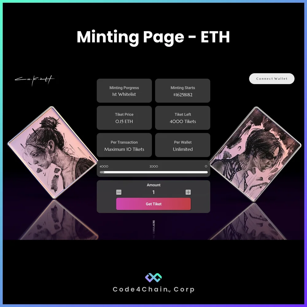 NFT 민팅 및 민팅페이지 (ETH), 블록체인·NFT 포트폴리오 - 크몽