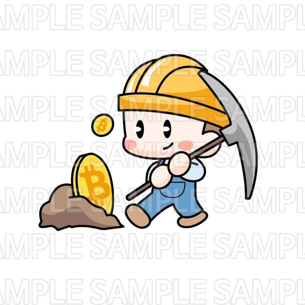 코인 채굴 캐릭터, 2D 캐릭터 포트폴리오 - 크몽
