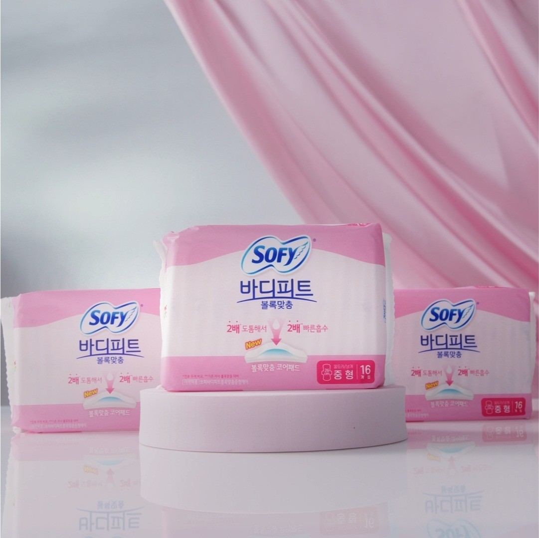 포트폴리오-쏘피 바디피트 생리대 인스타용 제품영상광고