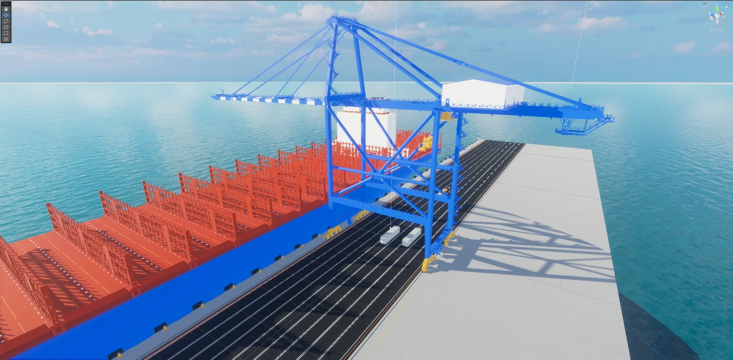 항만 시뮬레이션 게임을 위한 모델링과 Unity 그래픽 세팅, 3D 게임용 소스 포트폴리오 - 크몽