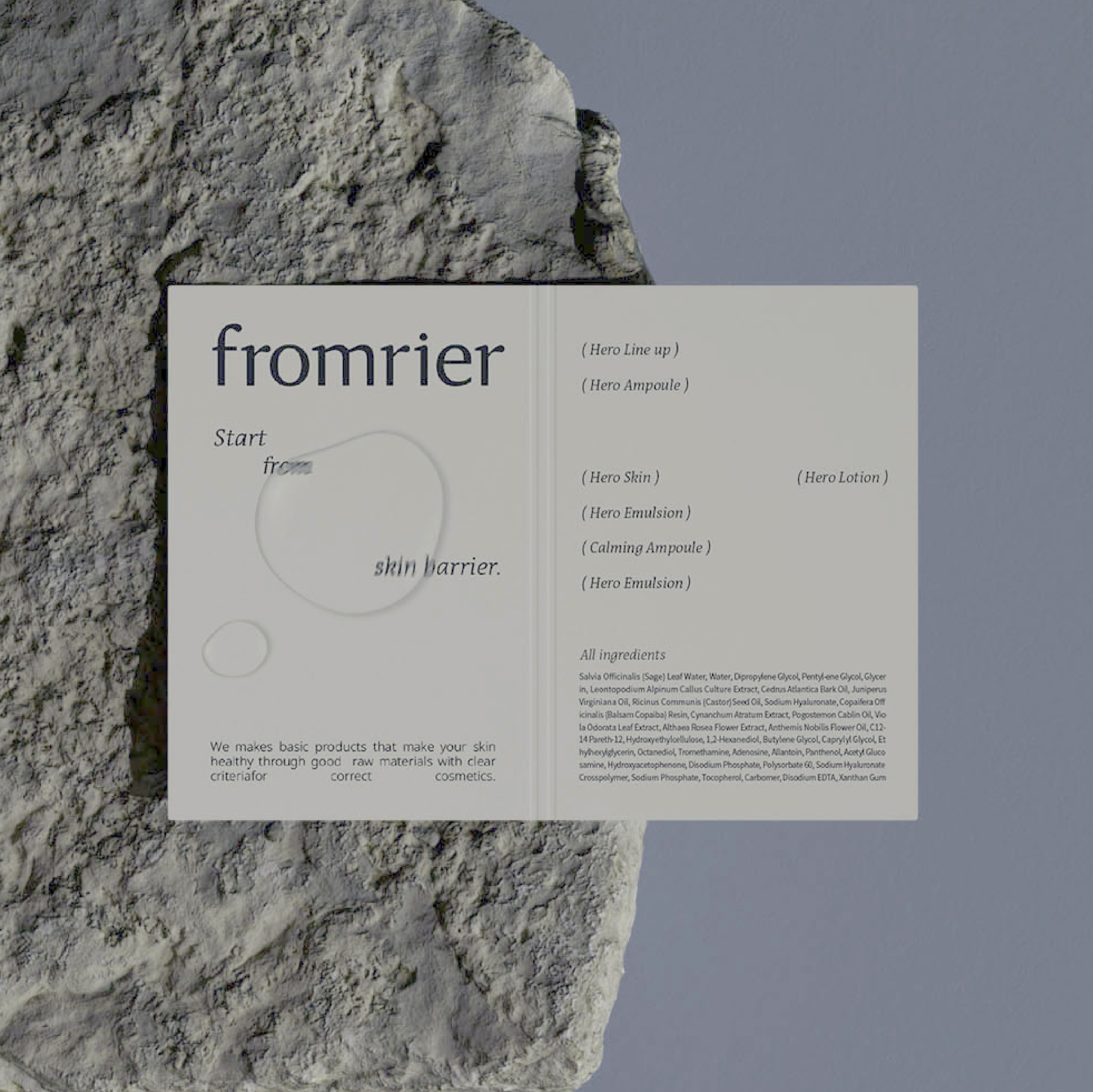 포트폴리오-fromrier BI & Package Design