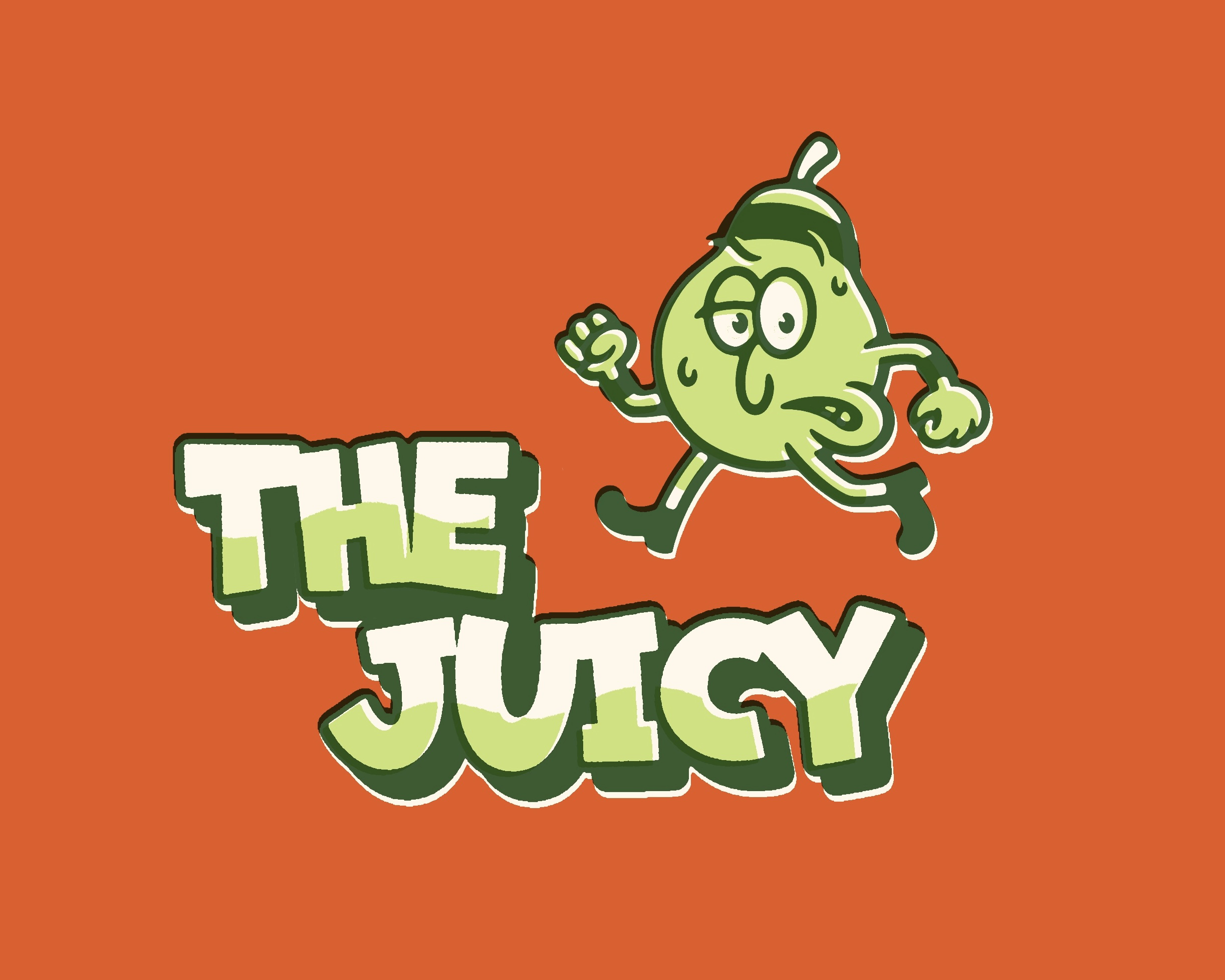 포트폴리오-[THE JUICY] 캐릭터 로고