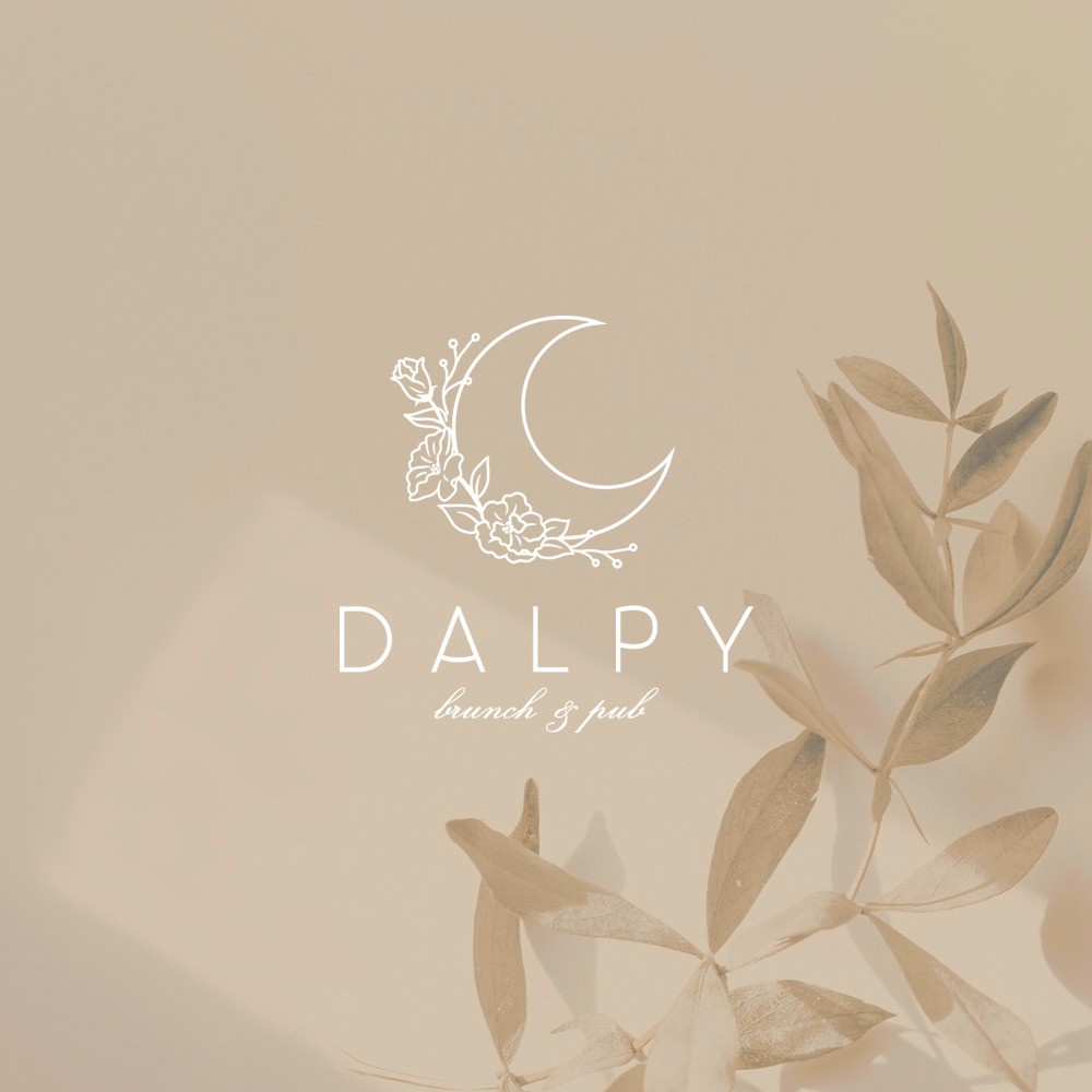 포트폴리오-브런치&펍 카페로고 DALPY 디자인