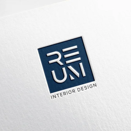 포트폴리오-REUM 리움 인테리어 로고 디자인