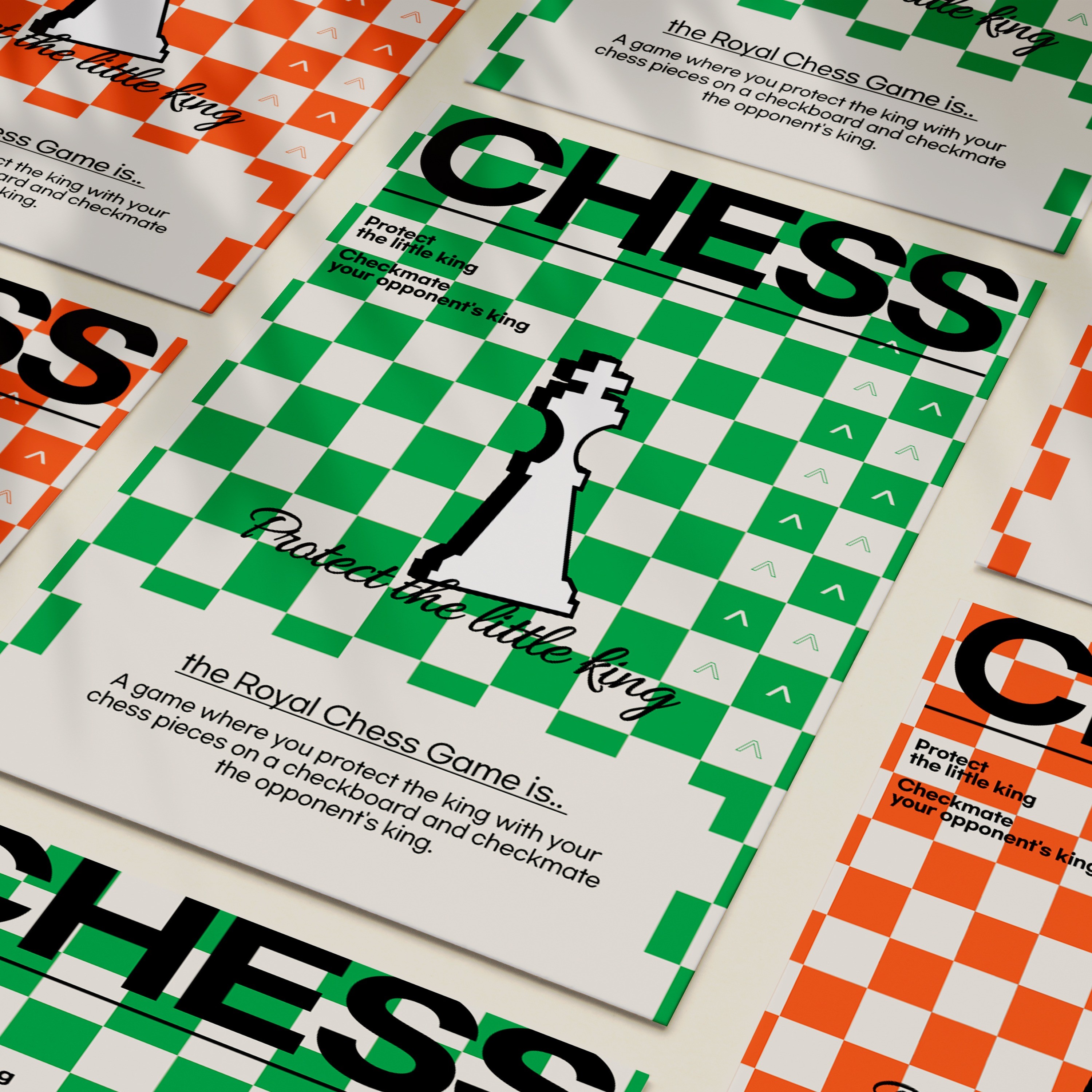 포트폴리오-<체스> 그래픽 포스터