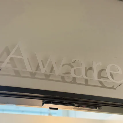 포트폴리오-Aware Wellness studio/signage