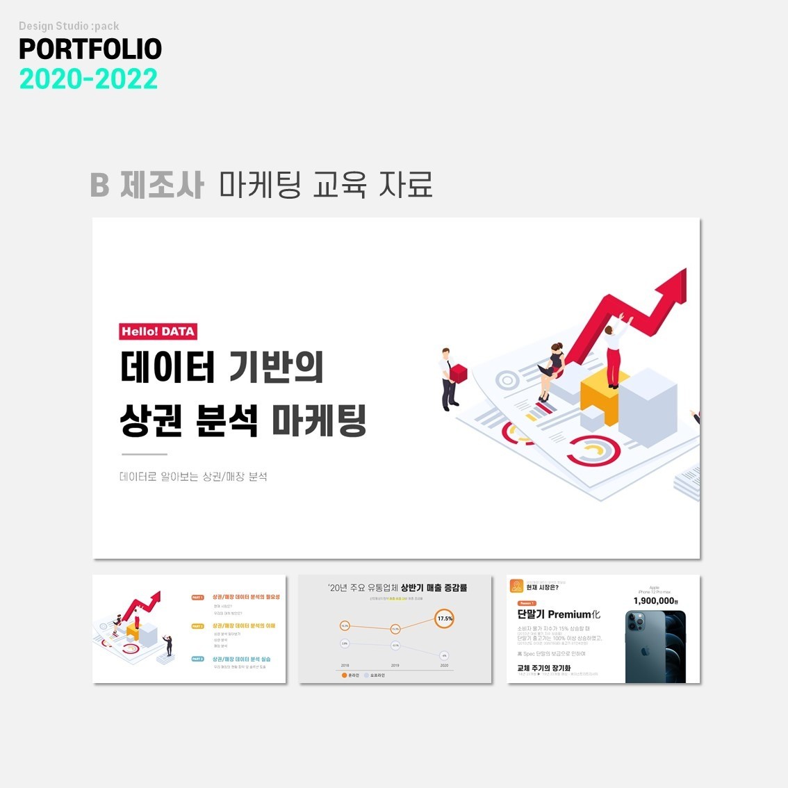 포트폴리오-B 제조사 마케팅 교육 자료