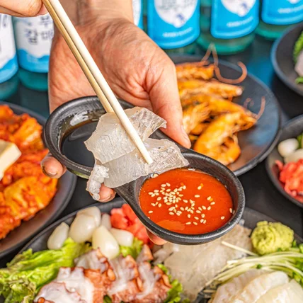 포트폴리오-[수산물 촬영/보정/조명]신촌 대학가 회운대포차 메뉴촬영