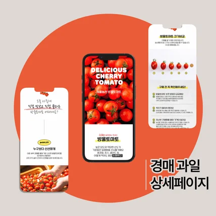 포트폴리오-경매 과일 판매 상세페이지