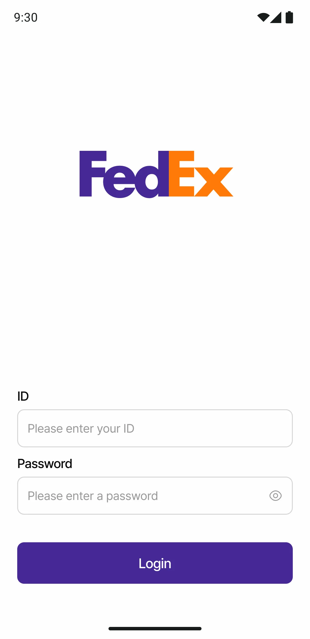 Fedex 바코드 스캐너, 앱 포트폴리오 - 크몽