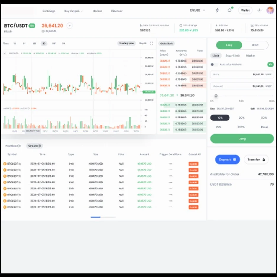 블록체인 거래소 (선물+현물+옵션+거래API+트레이딩뷰고급차트+이더리움EVM체인+맞춤토큰), 블록체인·NFT 포트폴리오 - 크몽