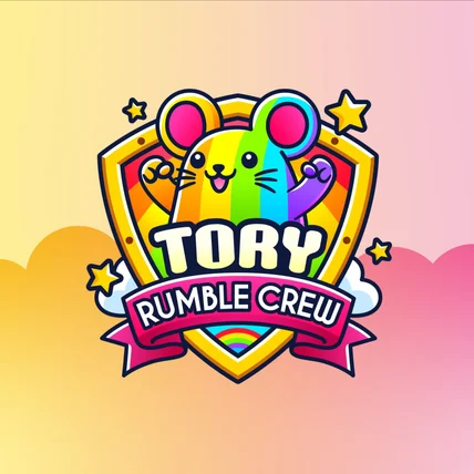 포트폴리오-MMORPG 게임 타이틀 'TORY RUMBLE CREW' 로고 디자인