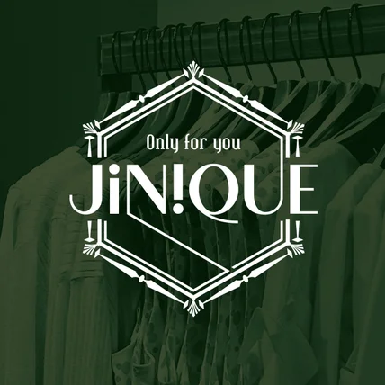 포트폴리오-여성 의류 쇼핑몰 JiNiQUE 로고 디자인