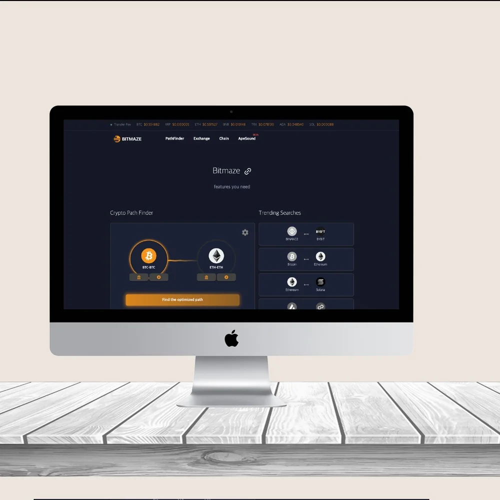 암호화폐 최단경로 및 소셜 트렌드 확인 플랫폼, 앱 포트폴리오 - 크몽