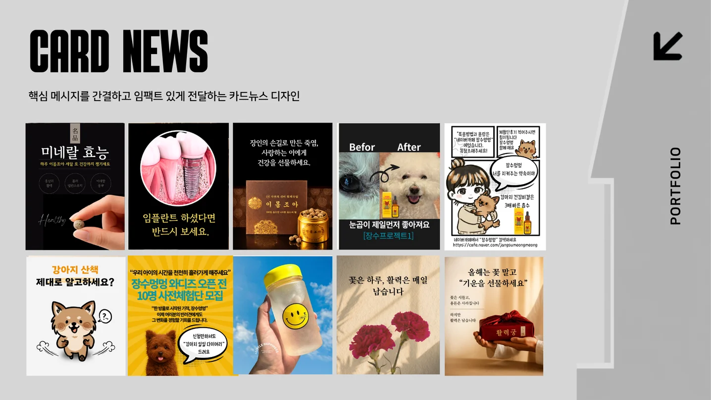 디자인 포트폴리오