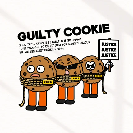 포트폴리오-GUILTY COOKIE 캐릭터 로고