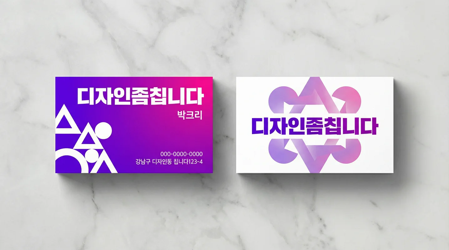 디자인 포트폴리오
