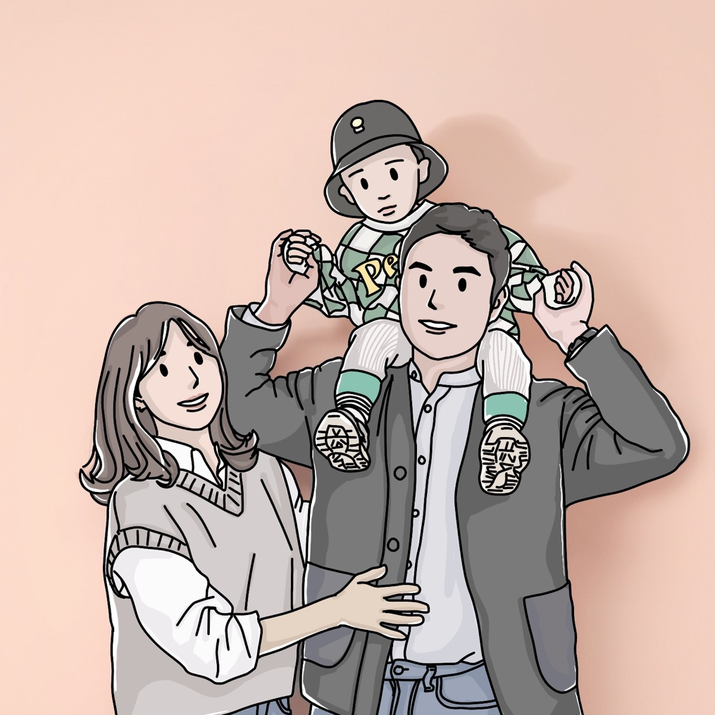 가족일러스트, 일러스트 포트폴리오 - 크몽