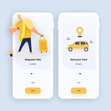 포트폴리오-온라인 택시 예약 앱