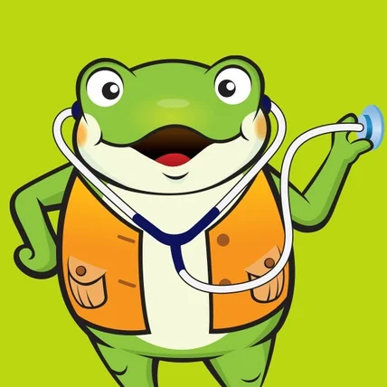 포트폴리오-누수탐지 업체의 두꺼비 캐릭터