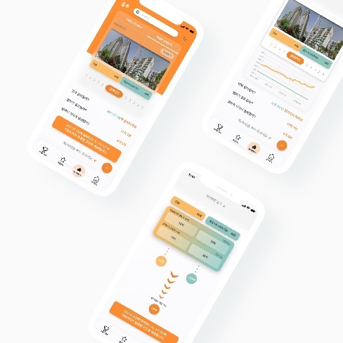 포트폴리오-부동산 플랫폼 앱 디자인 참여