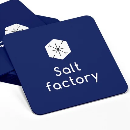 포트폴리오-소금 브랜드 'salt factory' 로고 디자인