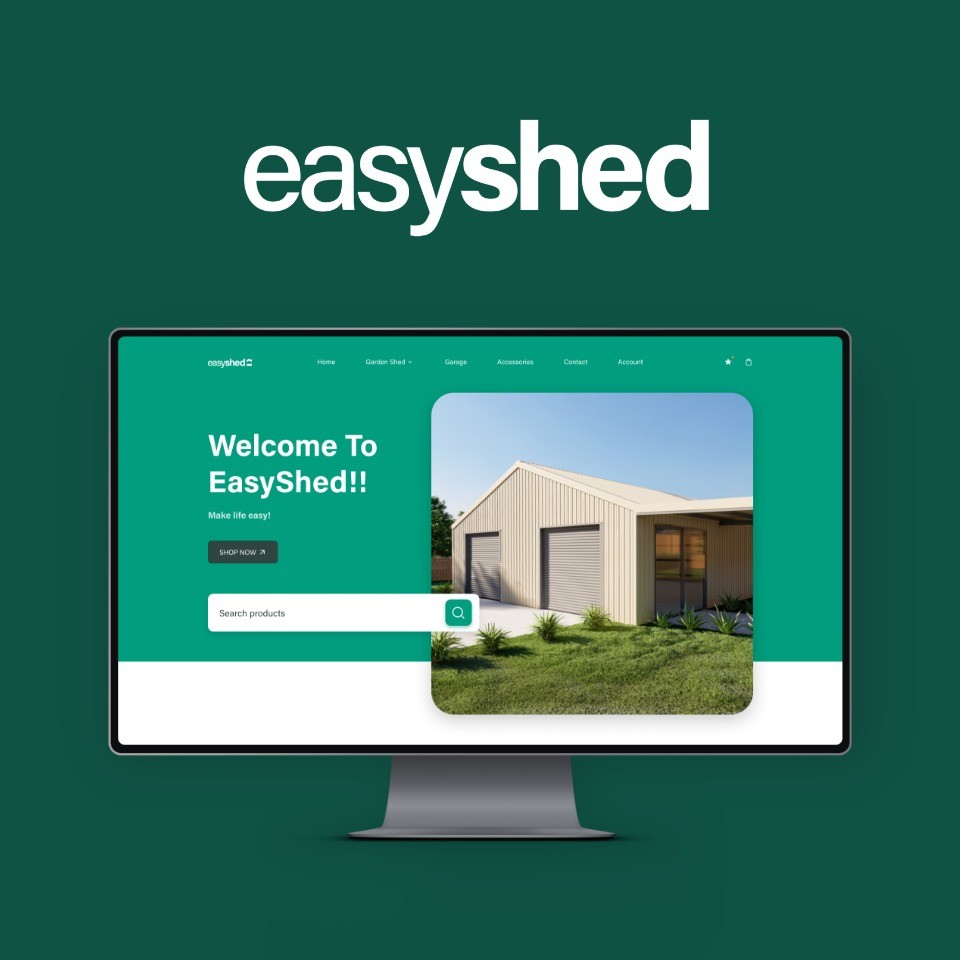 포트폴리오-EasyShed 웹 디자인