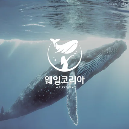 포트폴리오-웨일코리아 로고제작