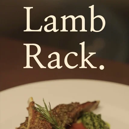 포트폴리오-[촬영및편집/실사촬영] 프렌치 레스토랑 The White 메뉴별영상_Lamb Rack