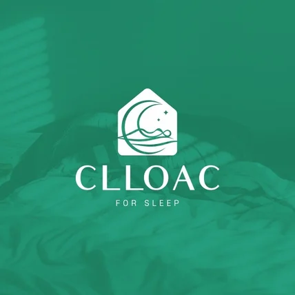 포트폴리오-수면용품 쇼핑몰 'clloac' 로고디자인