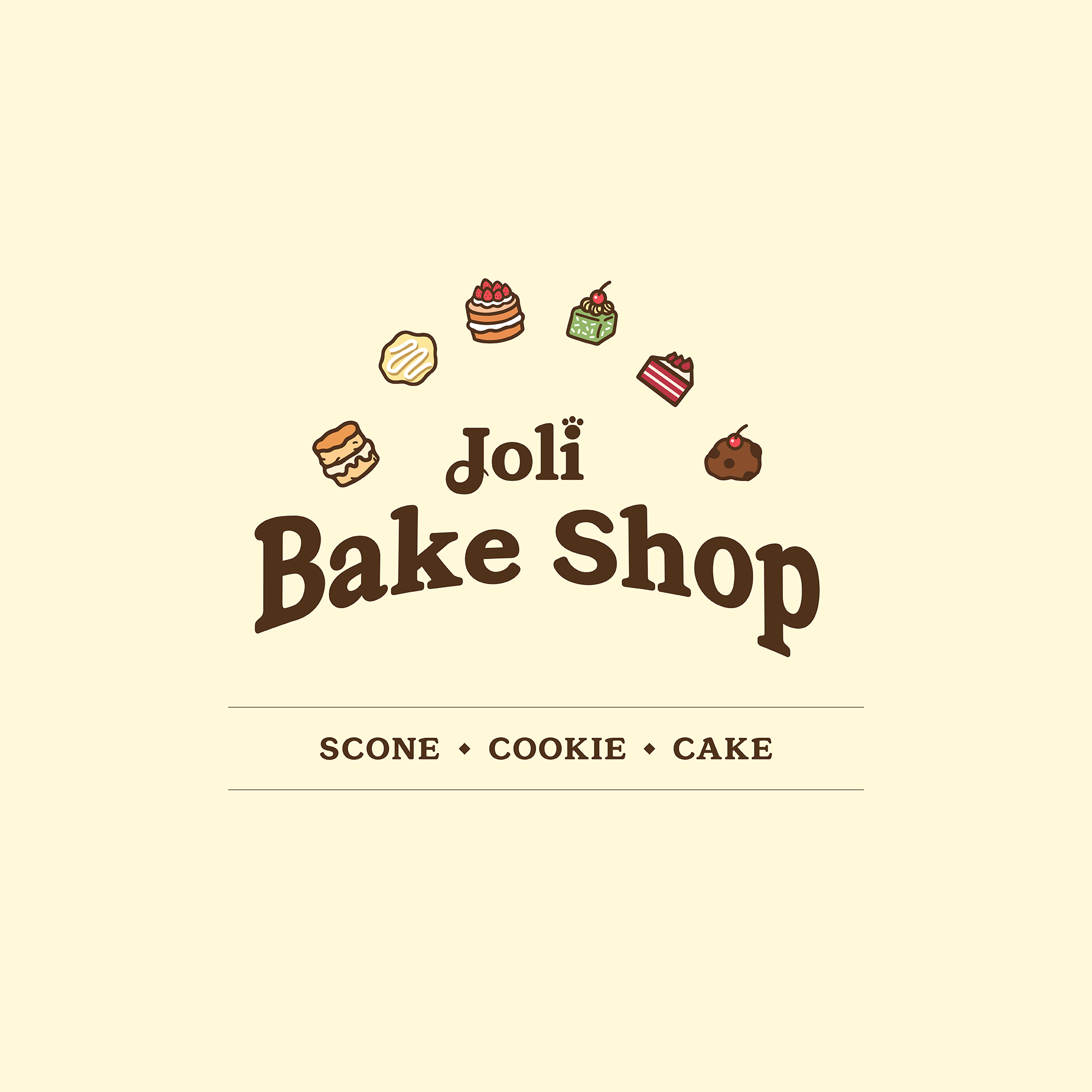 베이커리전문점 "Joli Bake Shop" 로고디자인, 로고 디자인 포트폴리오 크몽