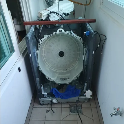 포트폴리오-삼성 그랑데 드럼 세탁기 23kg  분해 청소